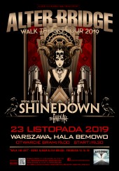 Koncert Shinedown, Alter Bridge, The Raven Age w Warszawie - 23-11-2019