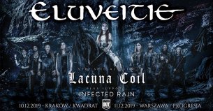 Koncert ELUVEITIE, Lacuna Coil, INFECTED RAIN w Warszawie - 11-12-2019