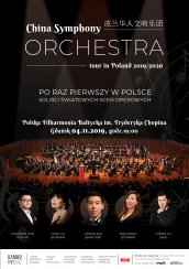 Koncert China Symphony Orchestra Tour in Poland Tour 2019/2020 w Gdańsku - 04-11-2019