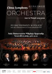 Koncert China Symphony Orchestra Tour in Poland Tour 2019/2020 w Toruniu - 08-11-2019