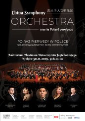 Koncert China Symphony Orchestra Tour in Poland Tour 2019/2020 w Krakowie - 30-11-2019