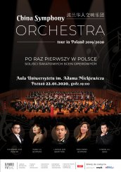 Koncert China Symphony Orchestra Tour in Poland Tour 2019/2020 w Poznaniu - 22-01-2020