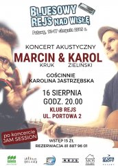 Koncert Marcin&Karol feat. Karolina Jastrzębska w Puławach - 16-08-2019