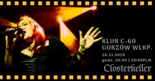 Koncert Closterkeller w Gorzowie Wielkopolskim - 16-11-2019