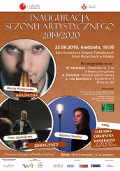 Koncert Inauguracja sezonu artystycznego 2019/2020 w Elblągu - 22-09-2019