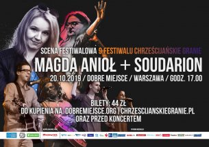 Koncert Magda Anioł + Soudarion w Dobrym Miejscu w Warszawie - 20-10-2019