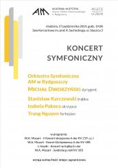 KONCERT SYMFONICZNY w Bydgoszczy - 27-10-2019