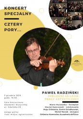 KONCERT SPECJALNY „CZTERY PORY…” w Bydgoszczy - 03-12-2019