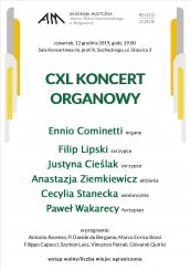 CXL KONCERT ORGANOWY w Bydgoszczy - 12-12-2019
