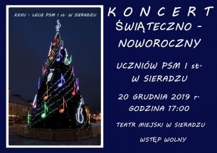 Koncert Świąteczno - noworoczny w Sieradzu - 20-12-2019