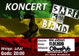 Sari ska band Koncert w Krakowie - 17-01-2020