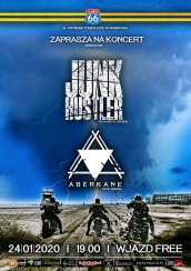 Koncert Junk Hustler i Aberkane w Cafe66, Warszawa - 24-01-2020