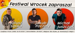 Bilety na Urodziny Wrocławskiego stand-upu na Festiwal Wrocek! - 26.01 