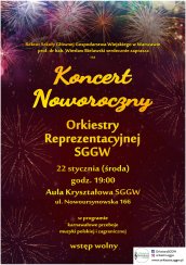 Koncert Noworoczny Orkiestry Reprezentacyjnej SGGW w Warszawie - 22-01-2020