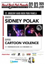 Sidney Polak koncert w Hard Rock Pubie Pamela (poniedziałek 2.03.2019) w Toruniu - 02-03-2020