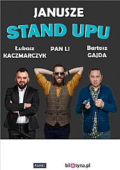 Bilety na koncert Janusze Stand-upu: Łukasz Kaczmarczyk, Bartosz Gajda i Pan Li - 17-10-2020