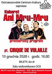Bilety na kabaret ANI MRU MRU w Ostrzeszowie - 13-12-2020