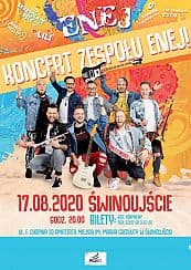 Bilety na koncert ENEJ - Koncert zespołu ENEJ! w Świnoujściu - 17-08-2020