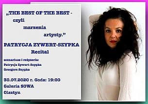 Bilety na koncert Patrycja Zywert-Szybka - The best of the best- recital Patrycji Zywert- Szypki w Olsztynie - 30-07-2020
