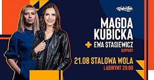 Bilety na koncert Stand-Up: Kubicka + Stasiewicz - Stand-Up w Stalowej Woli: Magda Kubicka i Ewa Stasiewicz z nowymi programami! - 21-08-2020