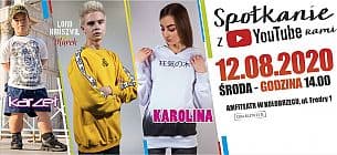 Bilety na spektakl Spotkanie z Youtuberami (Kruszwil, Karolina, Karzeł) - Kołobrzeg - 12-08-2020