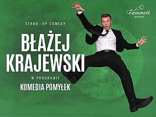 Bilety na kabaret Stand-up: Błażej Krajewski - Komedia Pomyłek w Wałbrzychu - 05-03-2020