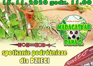 Bilety na koncert MADAGASKAR PANA O. - spotkanie podróżnicze dla dzieci w Poznaniu - 18-09-2021