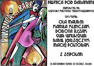 Bilety na koncert Artyści Piwnicy Pod Baranami - Koncert piosenek międzywojennych w Krakowie - 06-11-2020