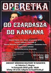 Bilety na koncert Operetka &quot;Od Czardasza do Kankana&quot; - Od Czardasza do Kankana w Rzgowie - 14-11-2020