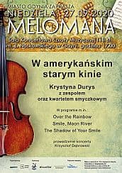 Bilety na koncert Niedziela Melomana - W amerykańskim starym kinie w Gdyni - 27-09-2020