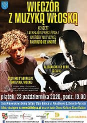 Bilety na koncert Wieczór z muzyką włoską - Koncert Luciano D’Abbruzzo i Alessandro De Berti w Zielonkach-Parceli - 23-10-2020