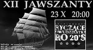 Bilety na koncert Jawszanty - koncert zespołu Ryczące Dwudziestki w Jaworznie - 23-10-2020