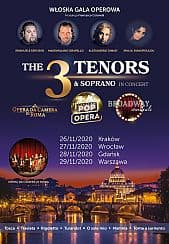 Bilety na koncert THE 3 TENORS & SOPRANO – WIECZÓR Z WŁOSKIM AKCENTEM w Warszawie - 16-05-2021