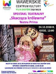 Bilety na spektakl  teatralny dla dzieci pt. "Skacząca królewna" w Zastowie - Warszawa - 24-10-2020
