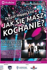 Bilety na koncert Andrzejkowy - Jak się masz kochanie? /Zespół Happy End w Krakowie - 28-11-2020