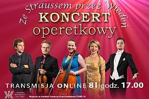 Bilety na koncert Ze Straussem przez Wiedeń - koncert operetkowy - online Premiera - 11-01-2021
