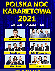 Bilety na kabaret Polska Noc Kabaretowa 2021 Reaktywacja w Poznaniu - 28-03-2021