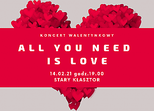 Bilety na koncert Walentynkowy "All You Need Is Love" we Wrocławiu - 14-02-2021