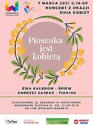 Bilety na koncert z okazji Dnia Kobiet pt. "Piosenka jest kobietą" w Warszawie - 07-03-2021