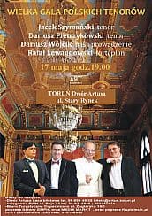 Bilety na koncert Wielka Gala Polskich Tenorów w Toruniu - 02-10-2020