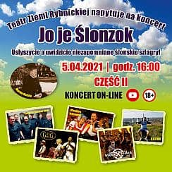Bilety na koncert Jo je Ślonzok”. Koncert ONLINE - część II w Rybniku - 05-04-2021