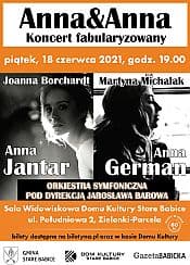 Bilety na koncert Anna i Anna - Koncert fabularyzowany w Zielonkach-Parceli - 18-06-2021