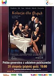 Bilety na spektakl Kolacja dla głupca - próba generalna z udziałem publiczności - Warszawa - 28-08-2020