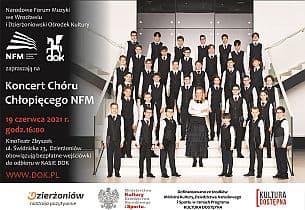 Bilety na koncert CHÓRU CHŁOPIĘCEGO NFM w Dzierżoniowie - 19-06-2021