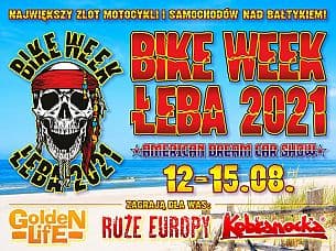 Bilety na koncert Bike Week Łeba 2021 - XI Bike Week Łeba 2021 Zlot Motocykli i Aut USA - 14-08-2021