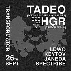 Bilety na koncert TADEO | b2b HGR | ALL NIGHT LONG! we Wrocławiu - 19-06-2021