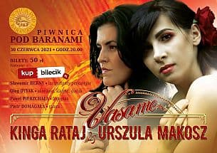 Bilety na koncert Kinga Rataj &amp; Urszula Makosz - Kinga Rataj i Urszula Makosz - Projekt "Vasame" w Krakowie - 30-06-2021