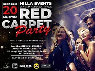 Bilety na koncert Red Carpet Party - DJ Party,  Jan Adamczewski - saksofon, muzyka filmowa w Poznaniu - 20-08-2021