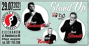 Bilety na koncert Fabryka Komedii - Stand-up Jasiek Borkowski , Jacek Stramik  i Waldek Nowak. - 04-11-2021