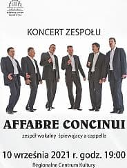Bilety na koncert Affabre Concinui - Zespół wokalny śpiewający a cappella w Pile - 10-09-2021